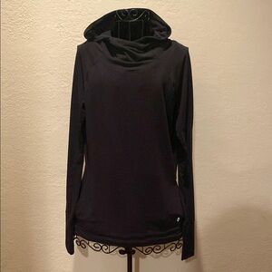 Gap Fit S Black Long Sleeve Hoodie